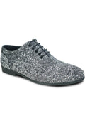 Bravo "Diego" Pewter Tuxedo Shoes