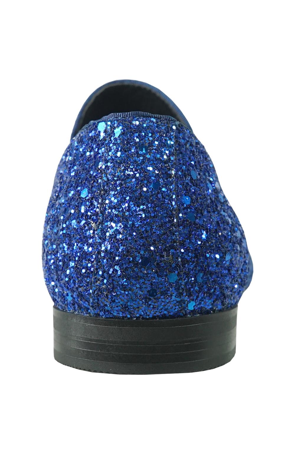 dress blue bravos Glitter Blue Shoes