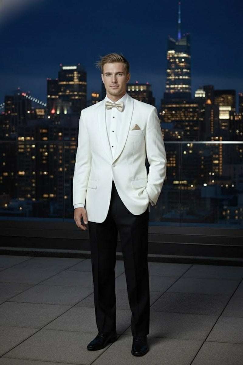 BLACKTIE Brentwood Ivory Dinner Jacket 34S Slim BLACKTIE Brentwood Ivory Dinner Jacket 34S Slim