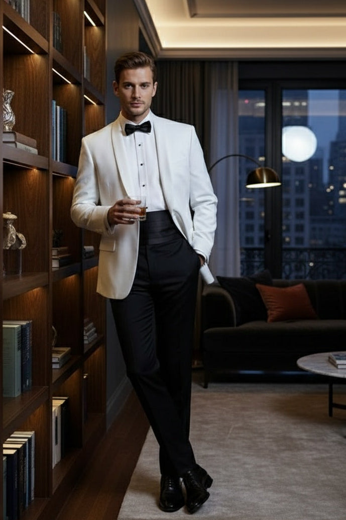 BLACKTIE "Brentwood" White Dinner Jacket