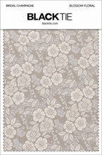 Ted Stanford Bridal Champagne Blossom Floral Necktie