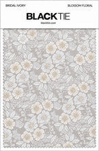 Ted Stanford Bridal Ivory Blossom Floral Necktie