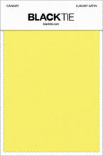Canary Luxury Satin fabric swatch card