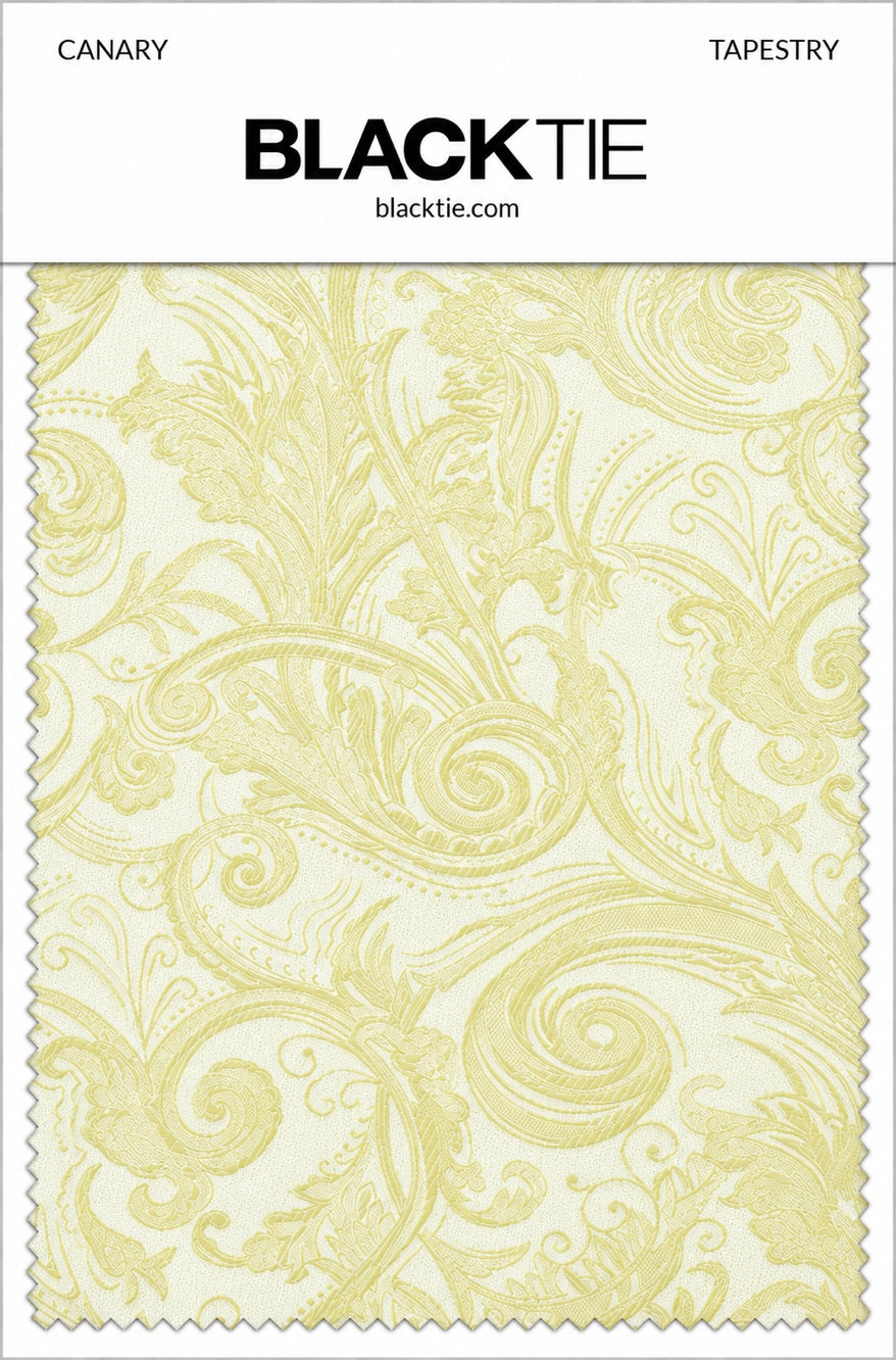Cardi Canary Tapestry Necktie