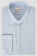 Cardi "Jamison" Blue Twill Spread Collar Dress Shirt