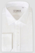 Cardi "Jamison" White Twill Spread Collar Dress Shirt