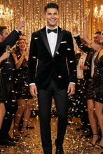 BLACKTIE "Liam" Black Velvet Jacket