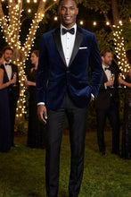 BLACKTIE "Liam" Navy Velvet Jacket