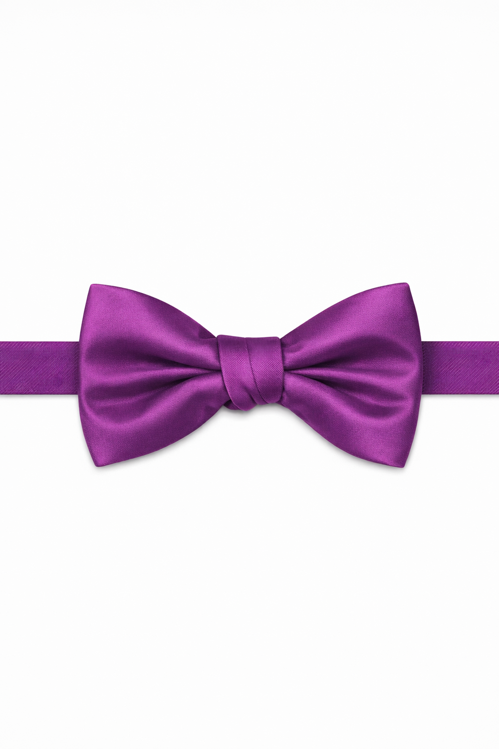 Cardi Pre-Tied Cassis Luxury Satin Bow Tie