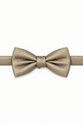 Cardi Champagne Herringbone Bow Tie