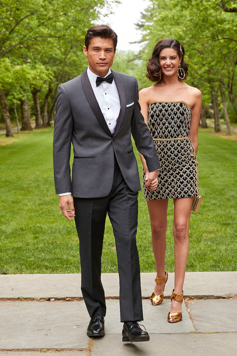 Couture 1910 "Arlo" Charcoal Tuxedo Jacket (Separates)