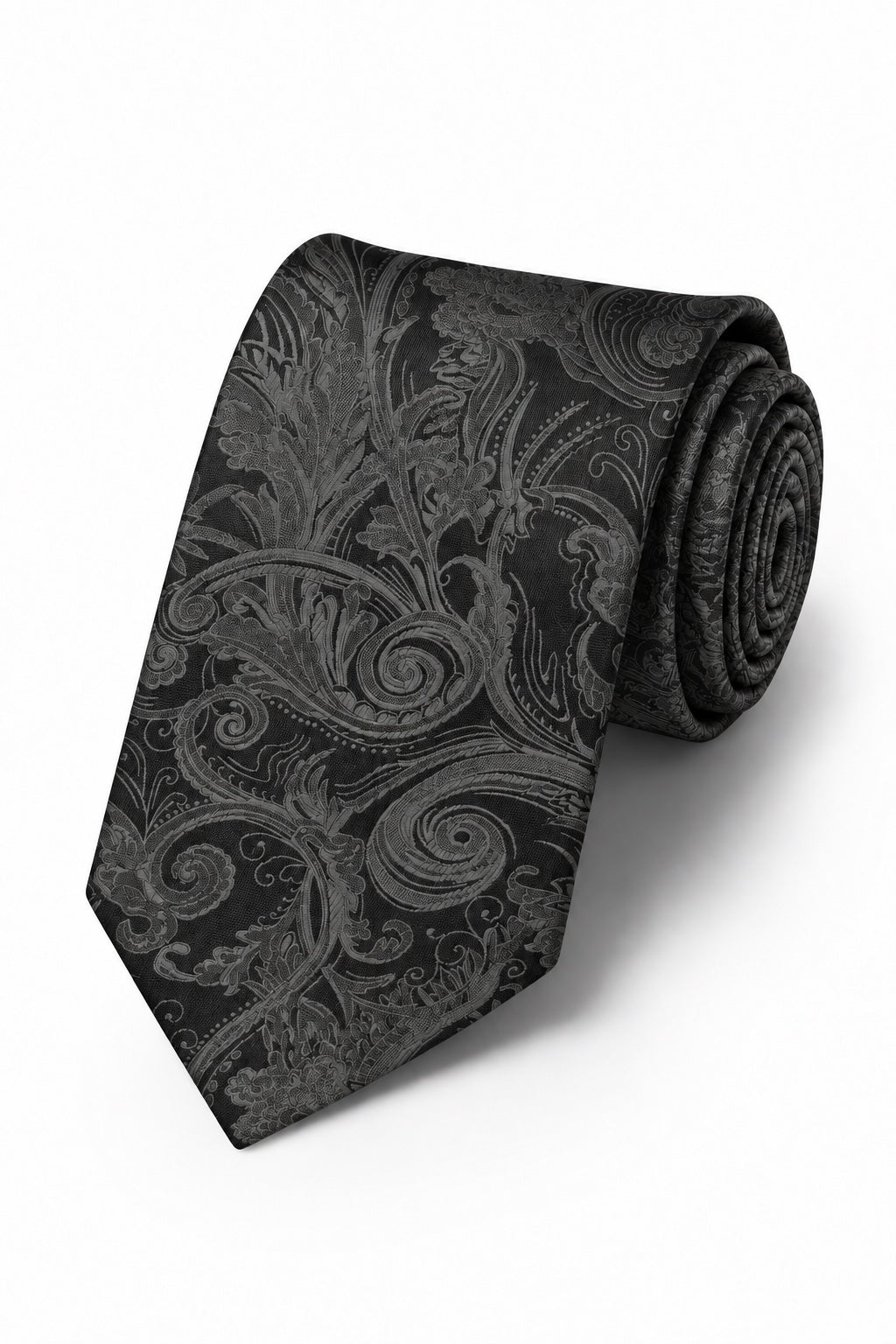 Cardi Charcoal Tapestry Necktie