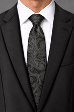 Cardi Charcoal Tapestry Necktie