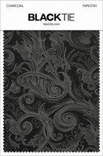Cardi Charcoal Tapestry Necktie