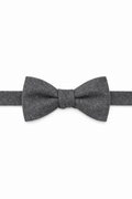 BLACKTIE Charcoal Tweed Bow Tie