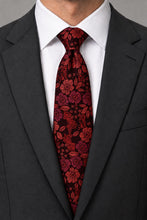 Ted Stanford Chianti Blossom Floral Necktie