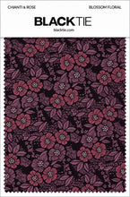 Ted Stanford Chianti & Rose Blossom Floral Necktie