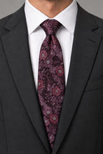 Ted Stanford Chianti & Rose Blossom Floral Necktie