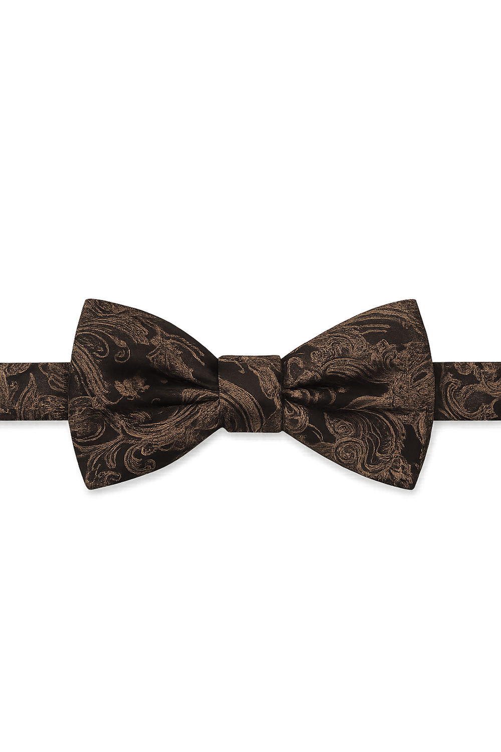 Cardi Pre-Tied Chocolate Tapestry Bow Tie