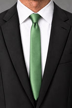 Cardi Clover Luxury Satin Skinny Necktie