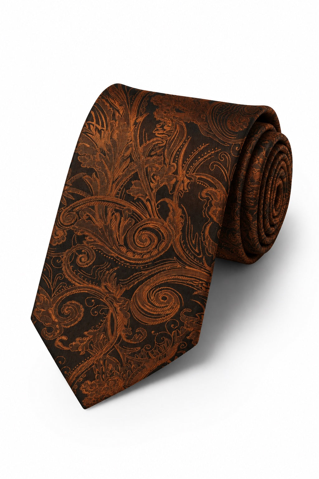 Cardi Cognac Tapestry Necktie