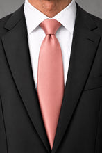 Cardi Coral Luxury Satin Necktie