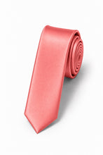 Cardi Coral Reef Luxury Satin Skinny Necktie