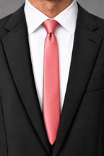 Cardi Coral Reef Luxury Satin Skinny Necktie