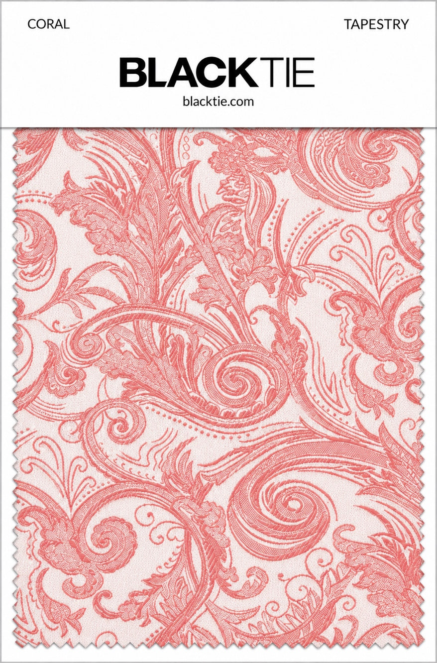Cardi Coral Tapestry Necktie
