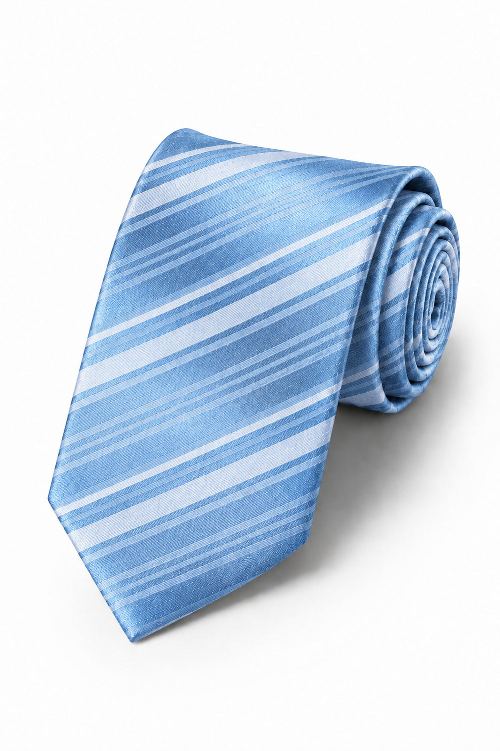 Cardi Cornflower Striped Satin Necktie