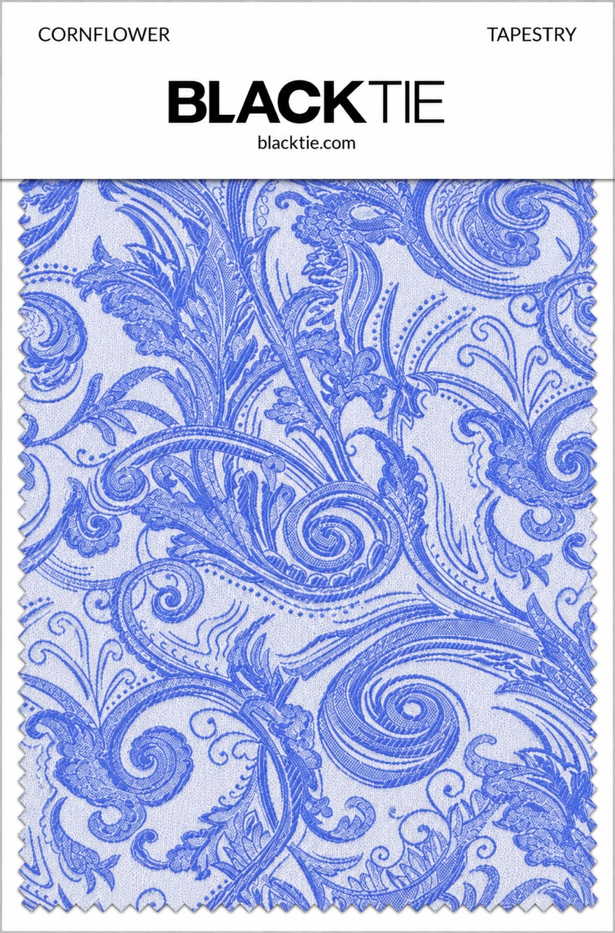 Cardi Cornflower Tapestry Necktie