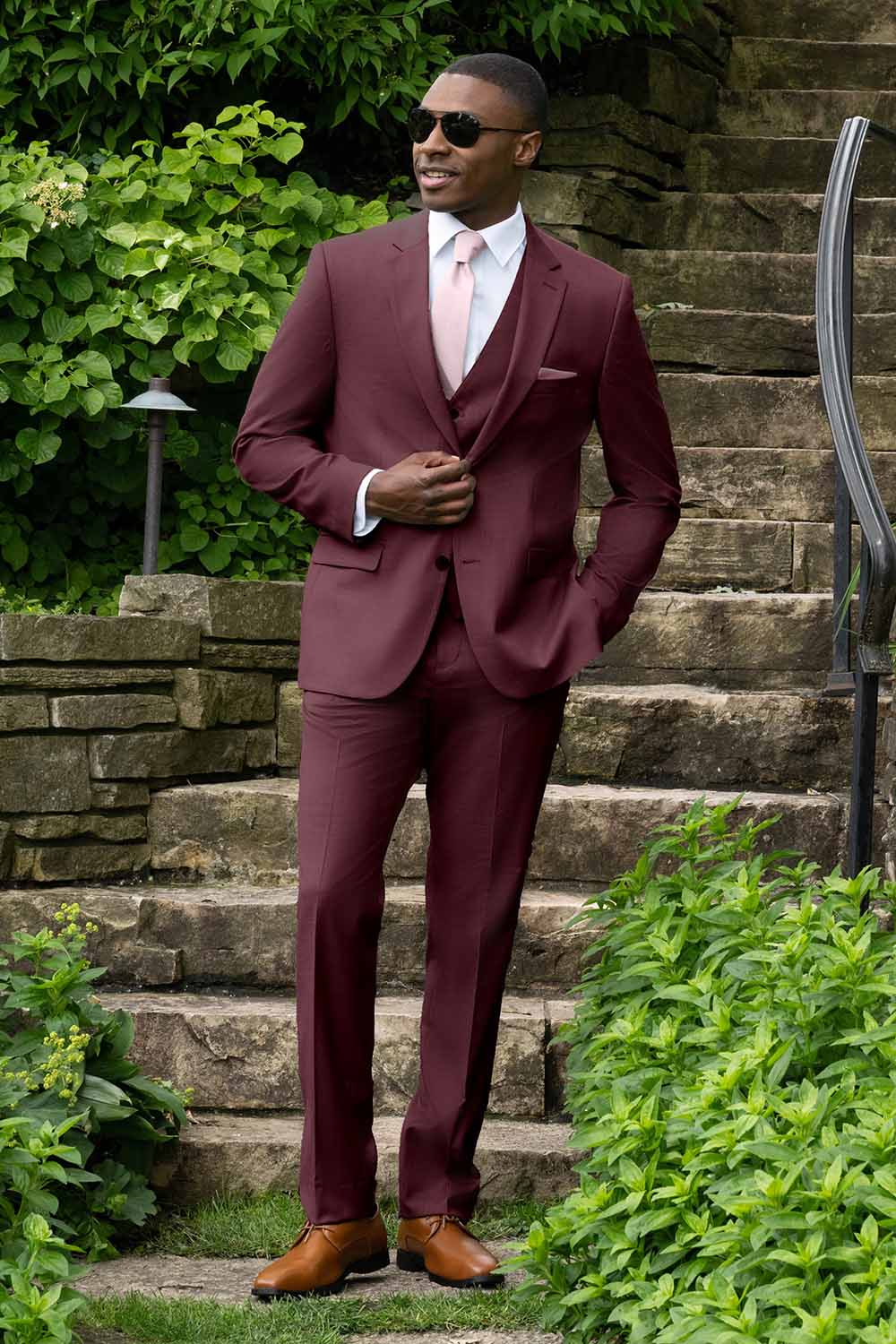 Couture 1910 "Sharkskin" Brick Suit Jacket (Separates)