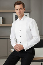 "David" White Wingtip Tuxedo Shirt