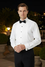 "David" White Wingtip Tuxedo Shirt