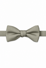 DB Eucalyptus Modern Solid Bow Tie - pre-tied bow tie, front view