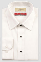 Ted Stanford "Stretch" Diamond White Laydown Formal Shirt