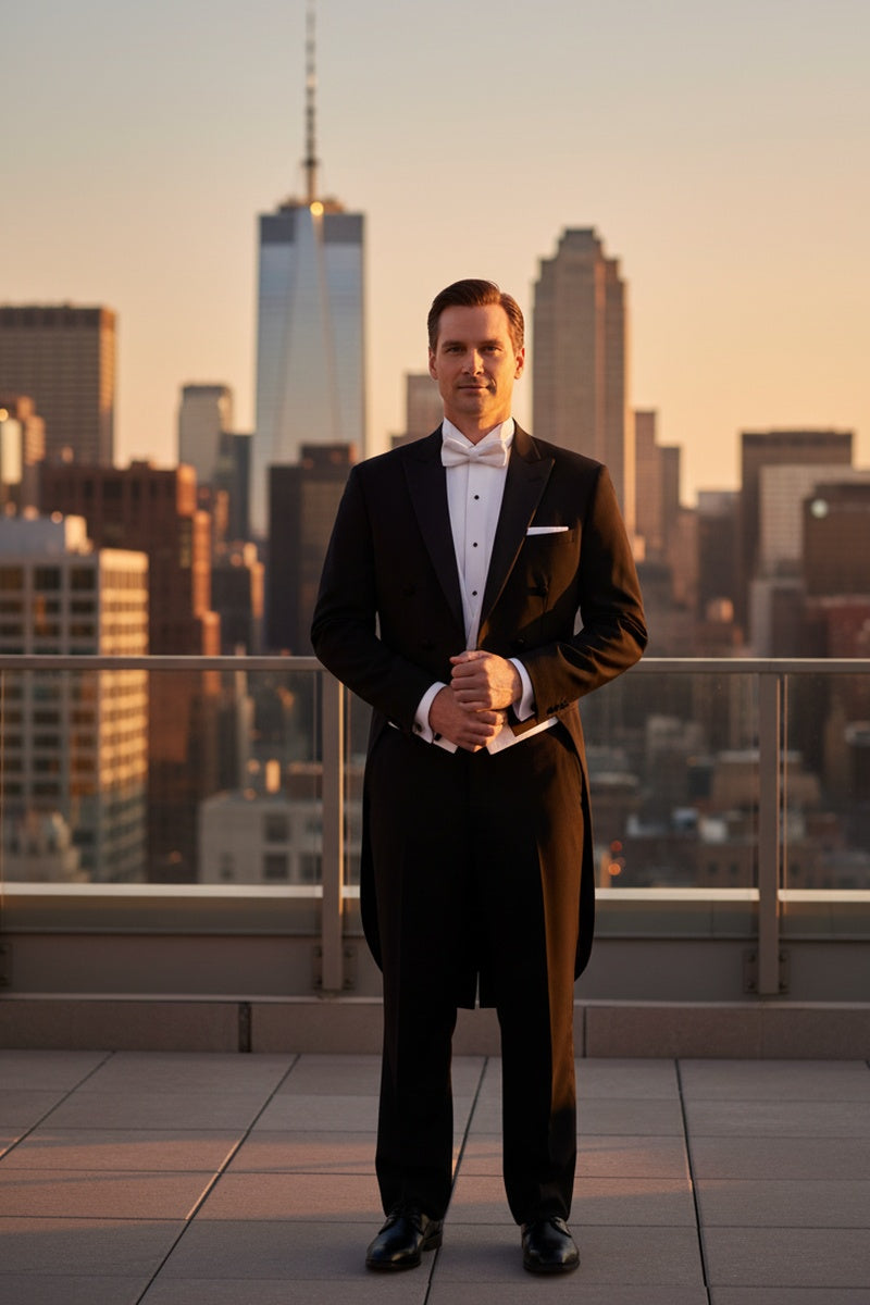 BLACKTIE "Edward" Black Tuxedo Tailcoat