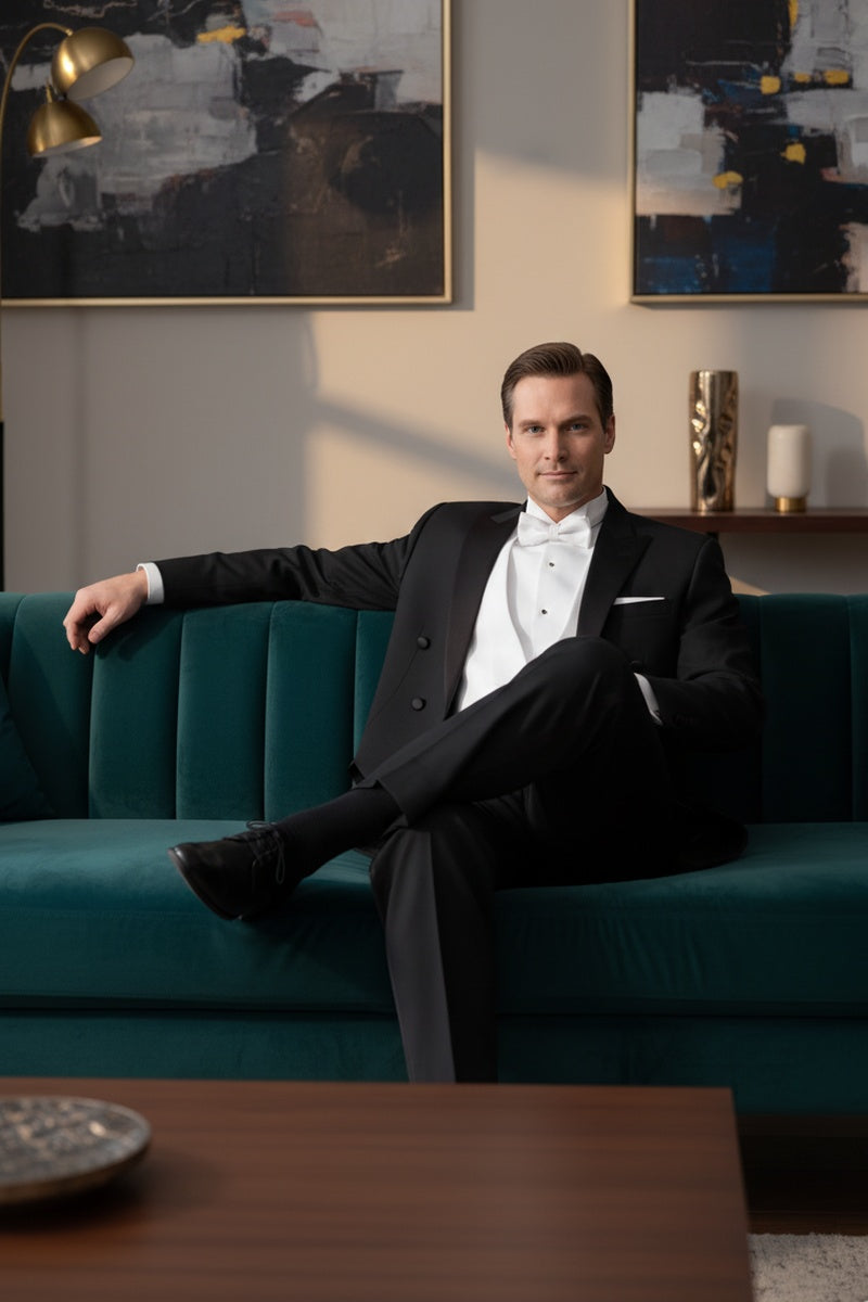BLACKTIE "Edward" Black Tuxedo Tailcoat