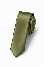 Cardi Fern Luxury Satin Skinny Necktie