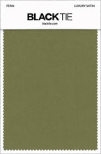 Fern Luxury Satin fabric swatch card