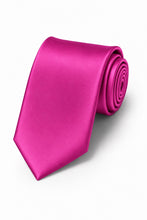 Cardi Fuchsia Luxury Satin Necktie