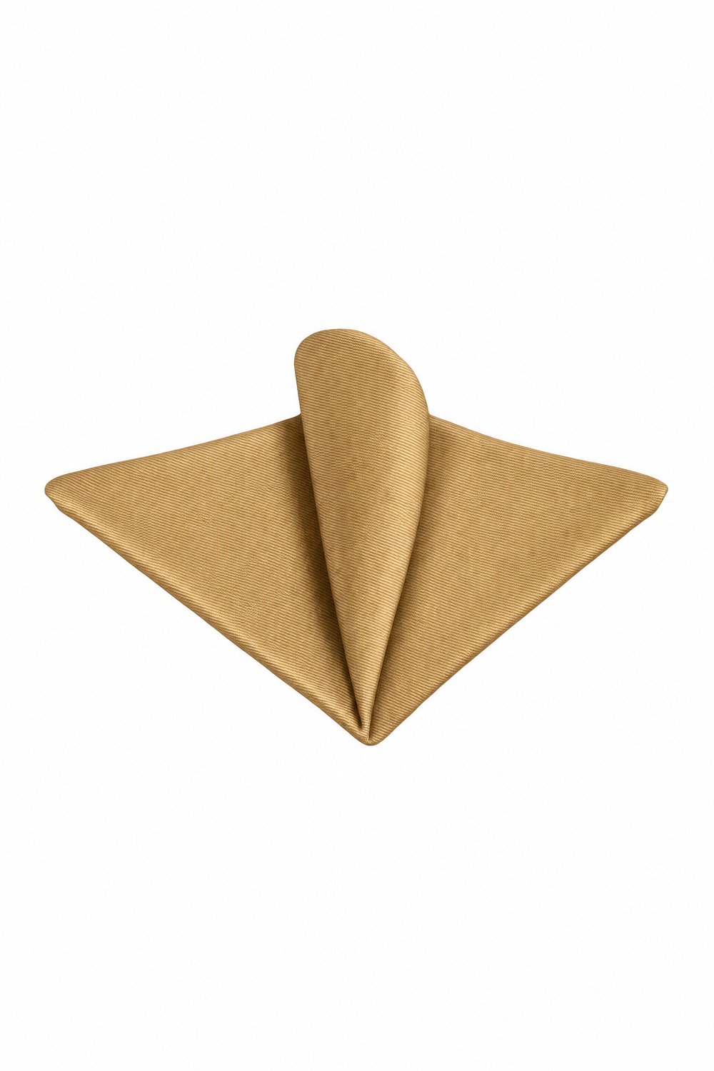 Ted Stanford Gold Modern Solid Pocket Square