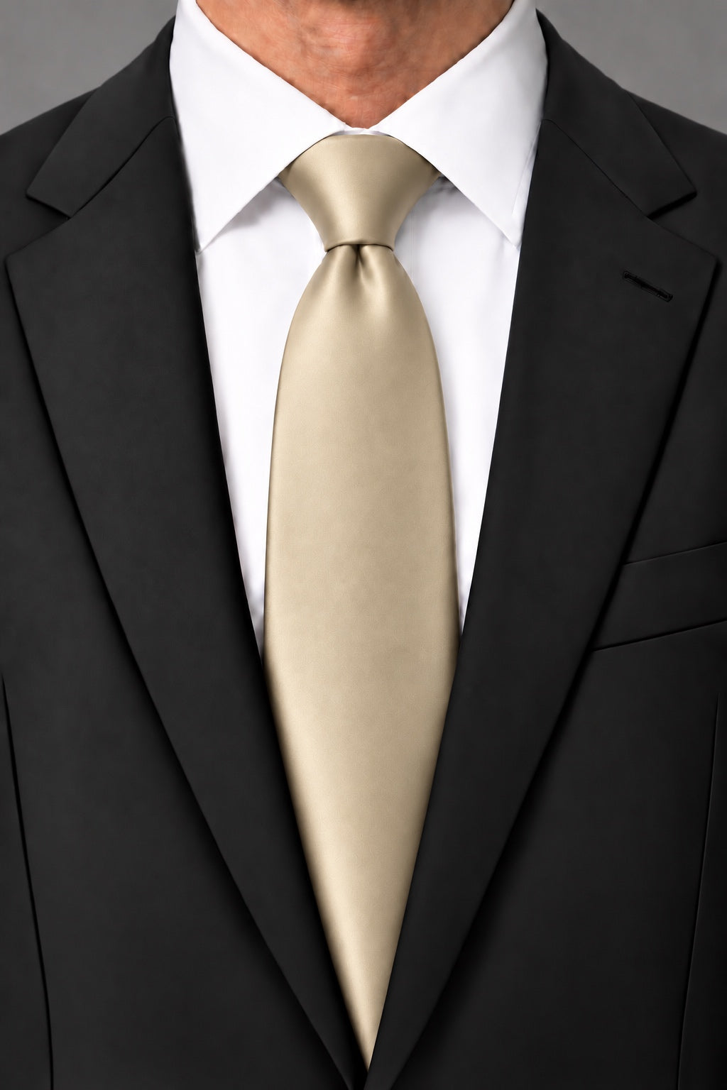 Cardi Golden Luxury Satin Necktie