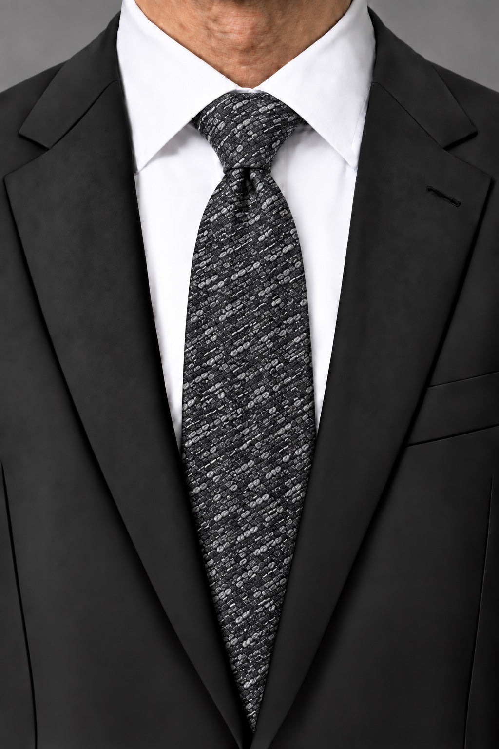 Cardi Graphite Laurent Necktie