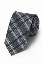 Cardi Grey Madison Plaid Necktie