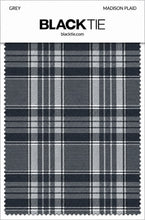 Cardi Grey Madison Plaid Necktie