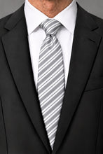 Cardi Grey Newton Stripe Necktie