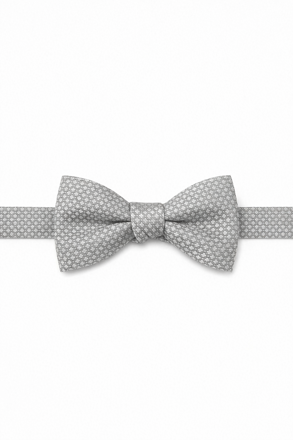 Cardi Pre-Tied Grey Regal Bow Tie