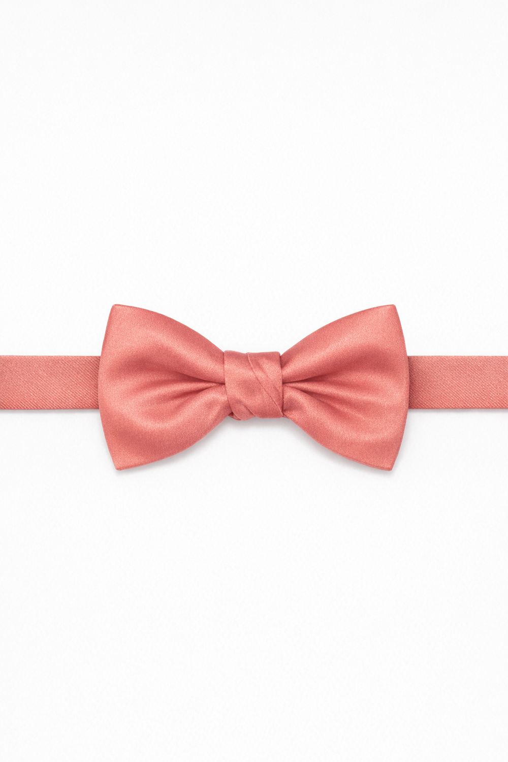 Cardi Pre-Tied Guava Luxury Satin Bow Tie