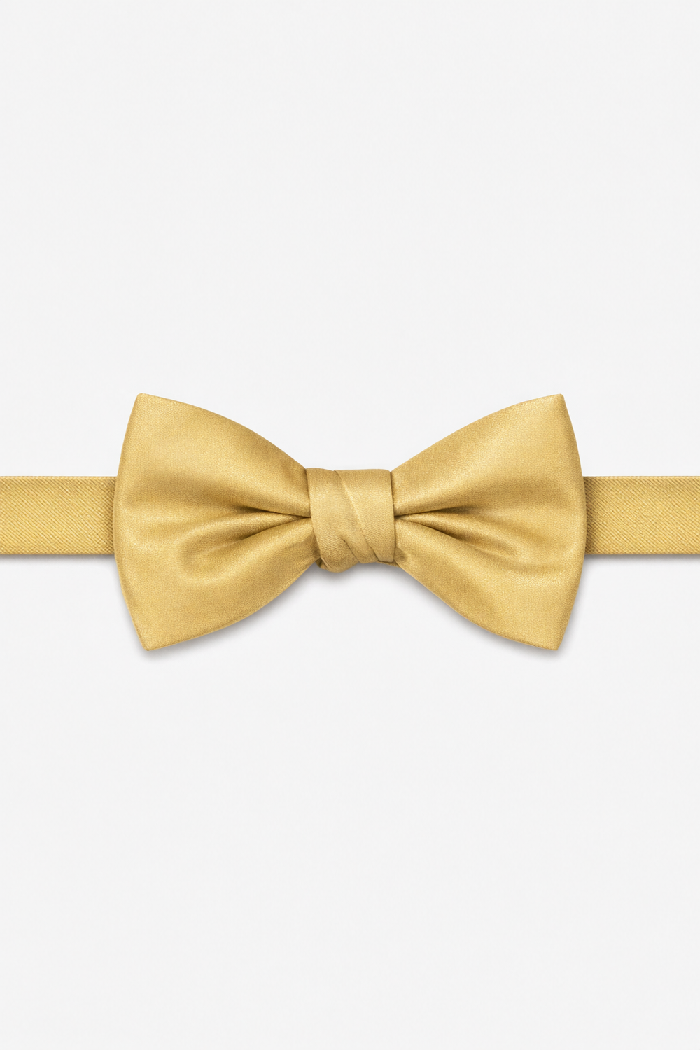 Cardi Pre-Tied Harvest Maize Luxury Satin Bow Tie